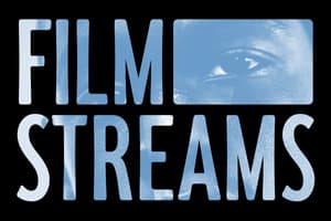 The Film Streams logo with a still from the movie Moonlight masked by the letters.
